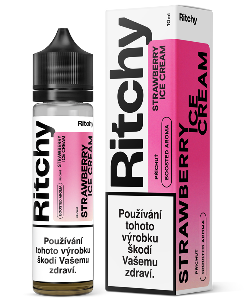 Liqua Ritchy Strawberry Ice Cream S & V 10 ml
