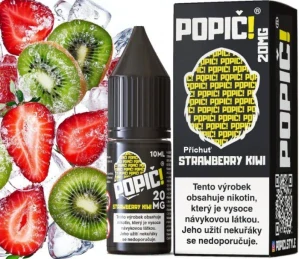 POPIČ! Salt Strawberry Kiwi 10 ml 20 mg