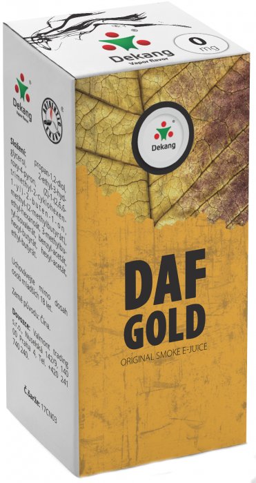 E-liquid Dekang DAF Gold 10ml 0mg