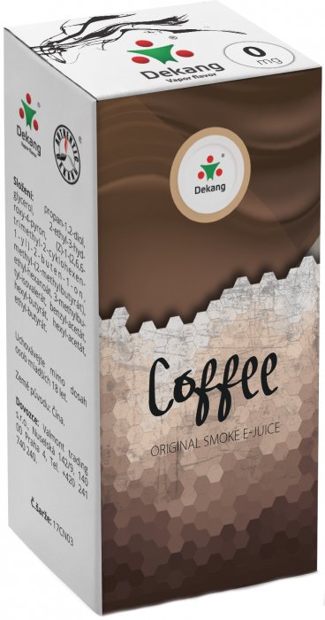 E-liquid Dekang Coffee 10ml 0mg (káva)