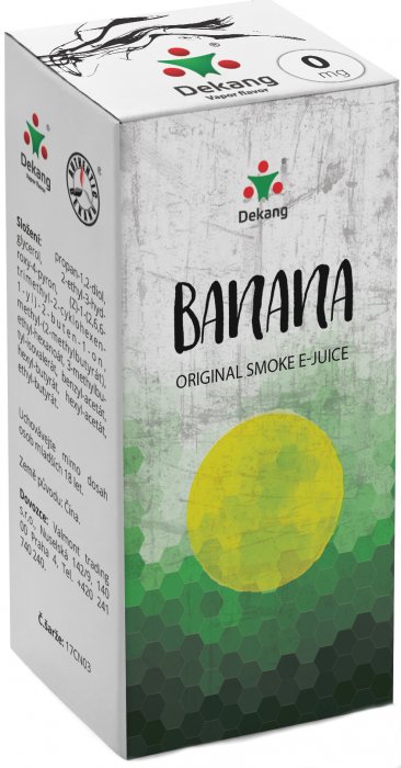 E-liquid Dekang Banana 10ml 0mg (banán)