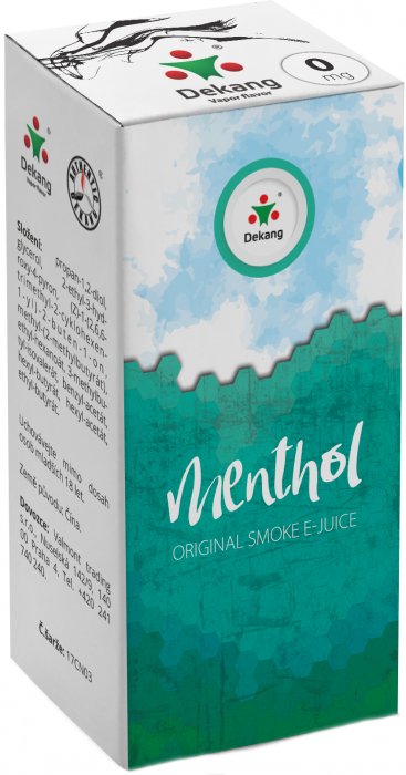 E-liquid Dekang Menthol 10ml 0mg (mentol)