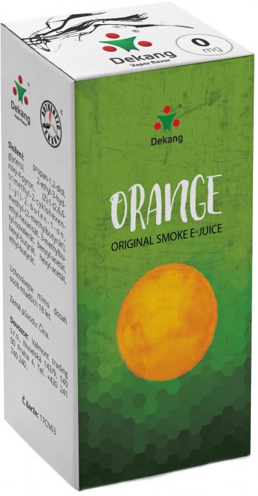 E-liquid Dekang Orange 10ml 0mg (pomeranč)