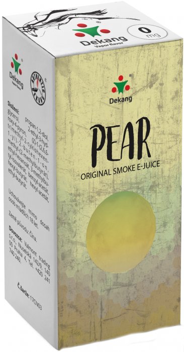 E-liquid Dekang Pear 10ml 0mg (hruška)