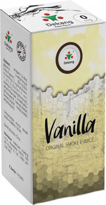 E-liquid Dekang Vanilla 10ml 0mg (vanilka)