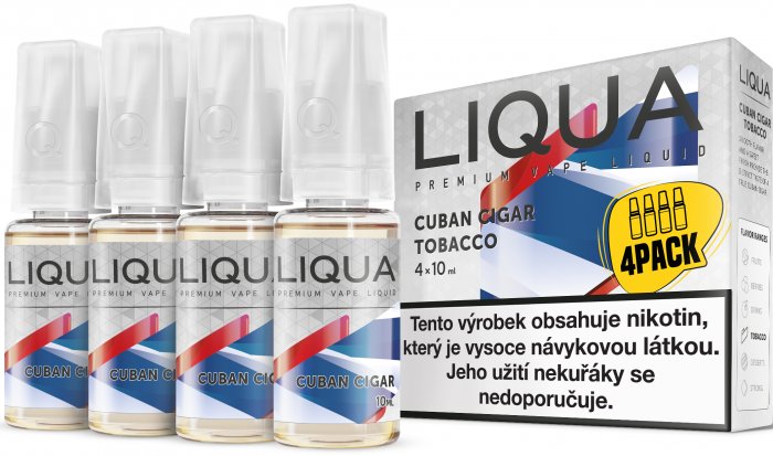Ritchy Liqua Elements 4Pack Cuban Cigar tobacco 4 x 10 ml 6 mg