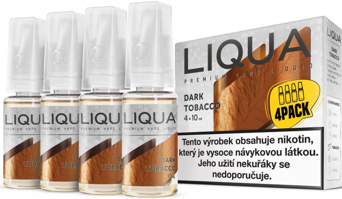 Ritchy Liqua Elements 4Pack Dark tobacco 4 x 10 ml 12 mg