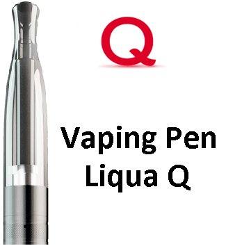 Liqua Q Vaping Pen clearomizer 1,8ohm 2ml Black