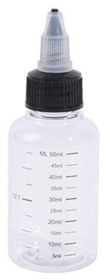 Lahvička s Twist uzávěrem a ryskou 60ml