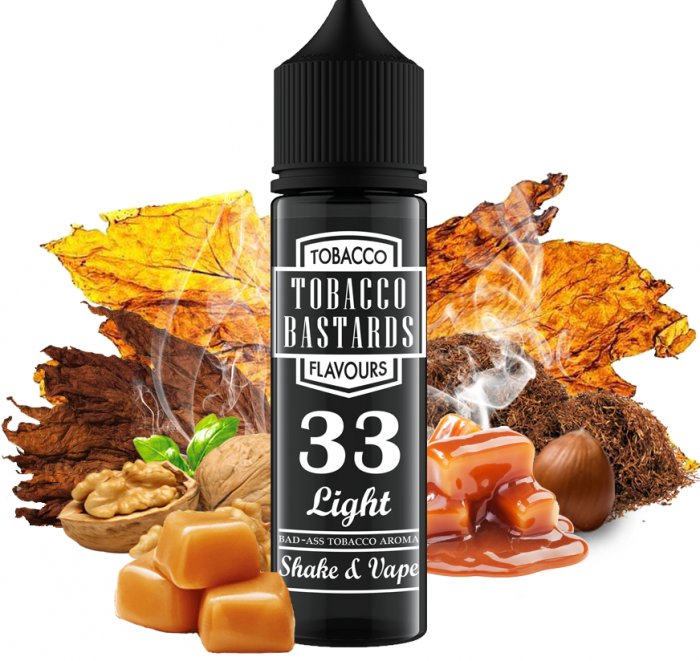 Flavormonks Tobacco Bastards Shake & Vape No.33 Light Tobacco 20ml