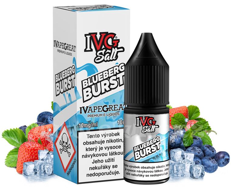 IVG SALT Blueberg Burst 10 ml 20 mg exp 1/27