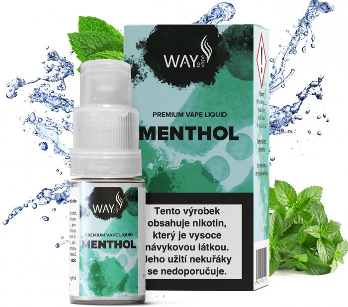 WAY to Vape Menthol 10 ml 3 mg