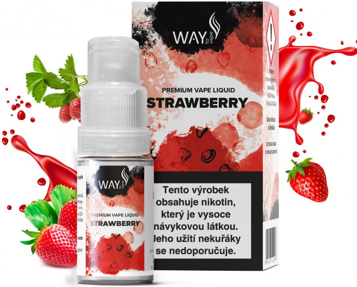 WAY to Vape Strawberry 10 ml 3 mg