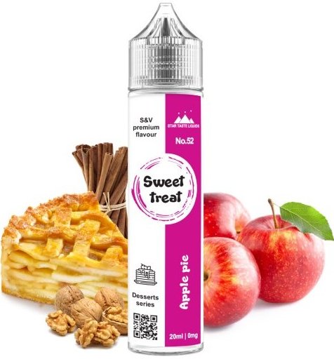 Star Taste Liquids Sweet Treat Apple Pie Shake & Vape 20 ml exp 2/26
