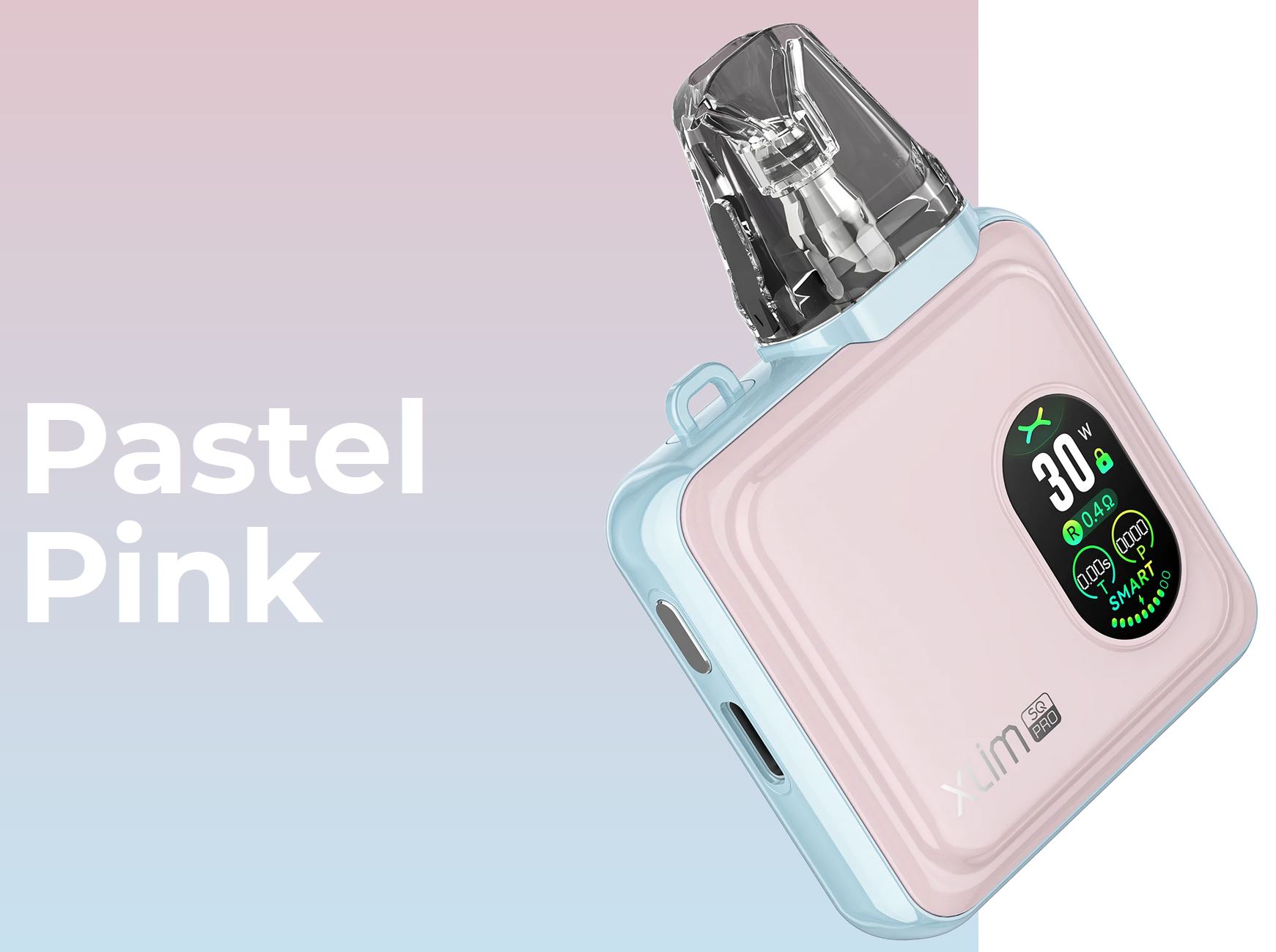 OXVA Xlim SQ Pro Pod Kit 1200 mAh Pastel Pink 1 ks