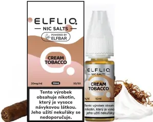 ELFLIQ Nic SALT Cream Tobacco 10ml 20mg
