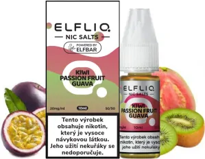 ELFLIQ Nic SALT Kiwi Passion Fruit Guava 10 ml 20 mg