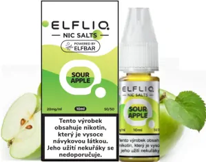 ELFLIQ Nic SALT Sour Apple 10ml 20mg