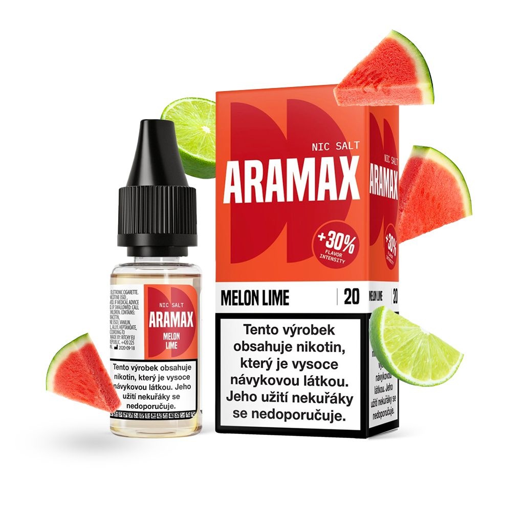Aramax Salt Melon Lime 10 ml 20 mg