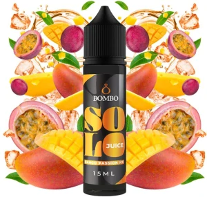Bombo Solo Juice S&V 15ml Mango Passion Ice (Mango s marakujou na ledu)