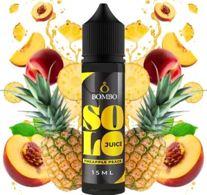 Bombo Solo Juice S&V 15ml Pineapple Peach (Ananas a broskev)