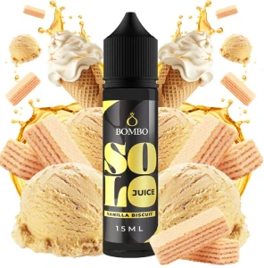 Bombo Solo Juice S&V 15ml Vanilla Biscuit (Vanilková sušenka)