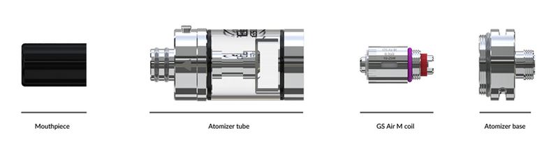 Ismoka-Eleaf Clearomizér GS Drive Tank A Stříbrná 2ml