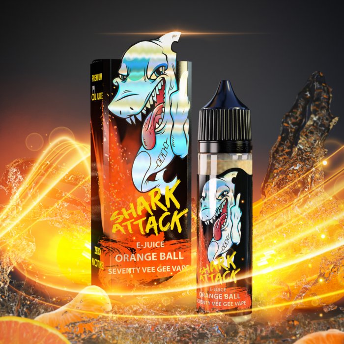 Příchuť IMPERIA Shark Attack - Shake and Vape 10 ml Orange Ball