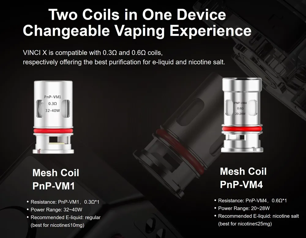 VOOPOO PnP VM1 žhavicí hlava nerez 0,3ohm