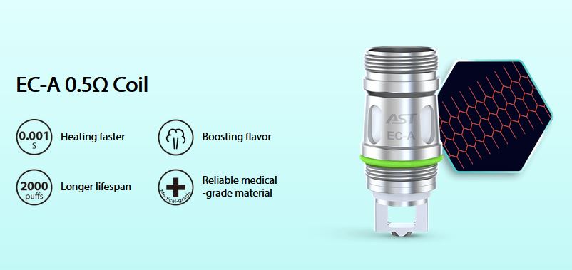 iSmoka-Eleaf EC-A žhavící hlava 0,5ohm