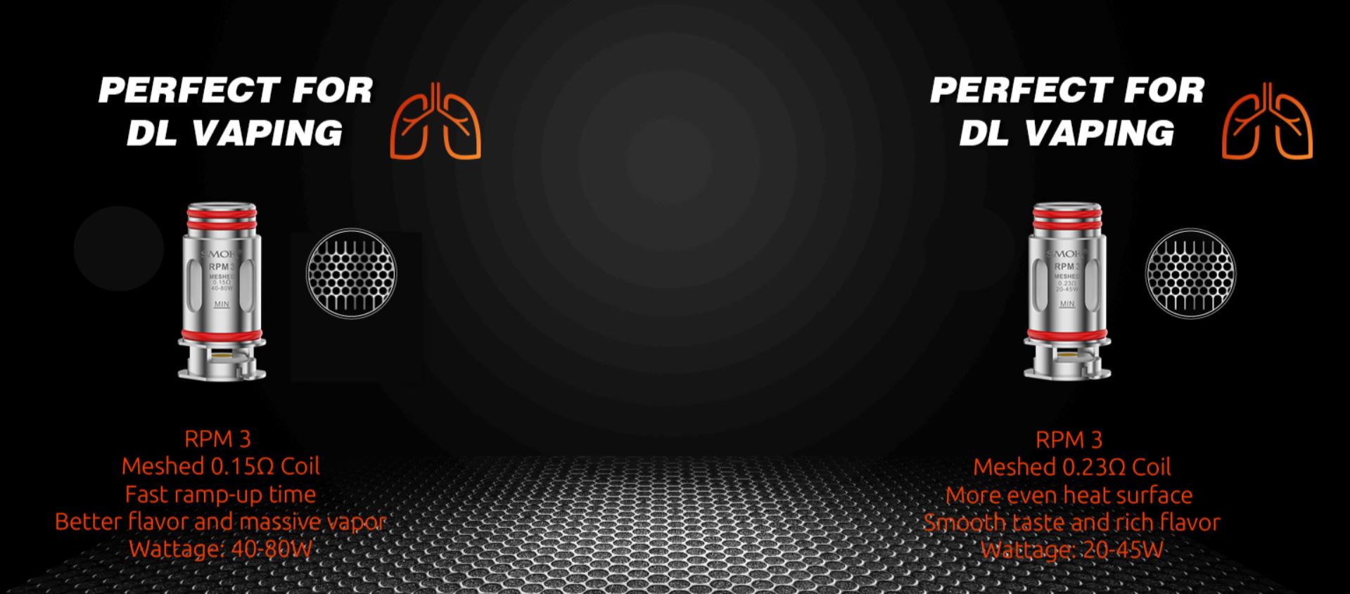 Smoktech RPM 3 Meshed žhavicí hlava 0,15ohm