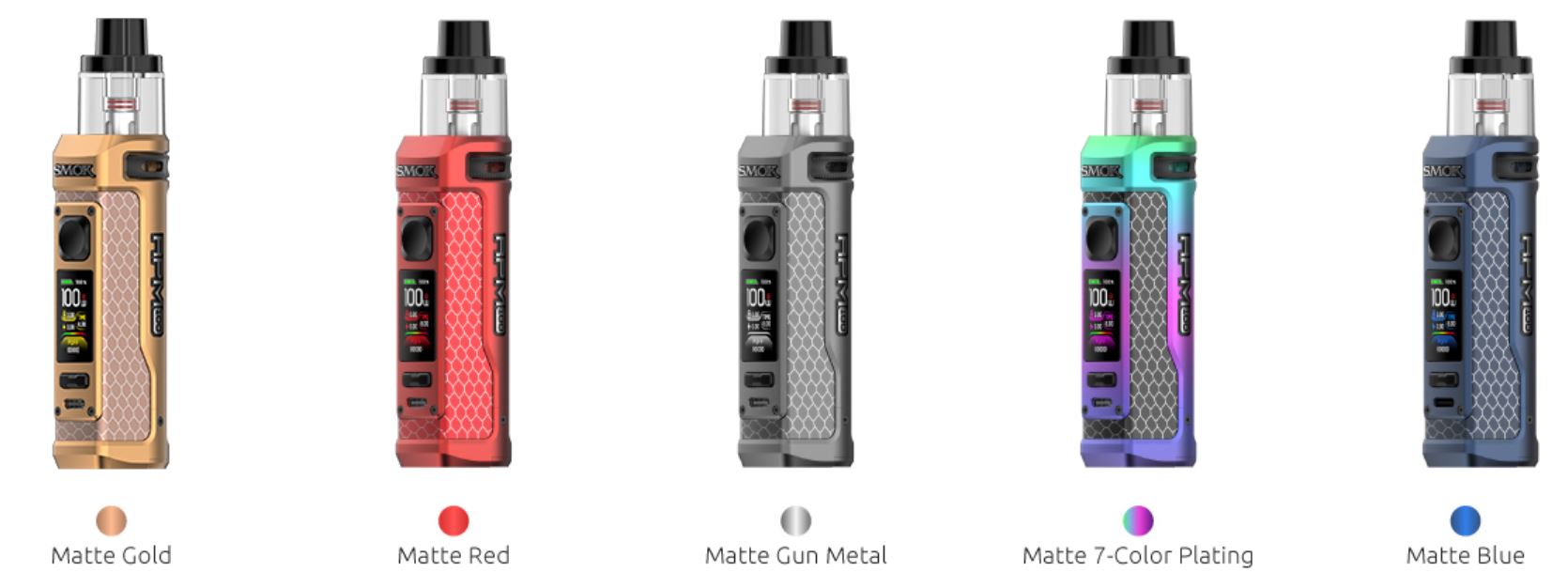Smoktech RPM 100 grip Full Kit 100W Matte Gold