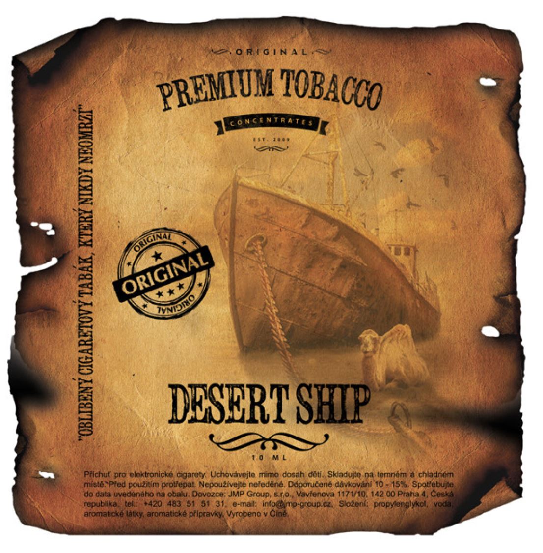 Premium Tobacco Desert Ship 10 ml