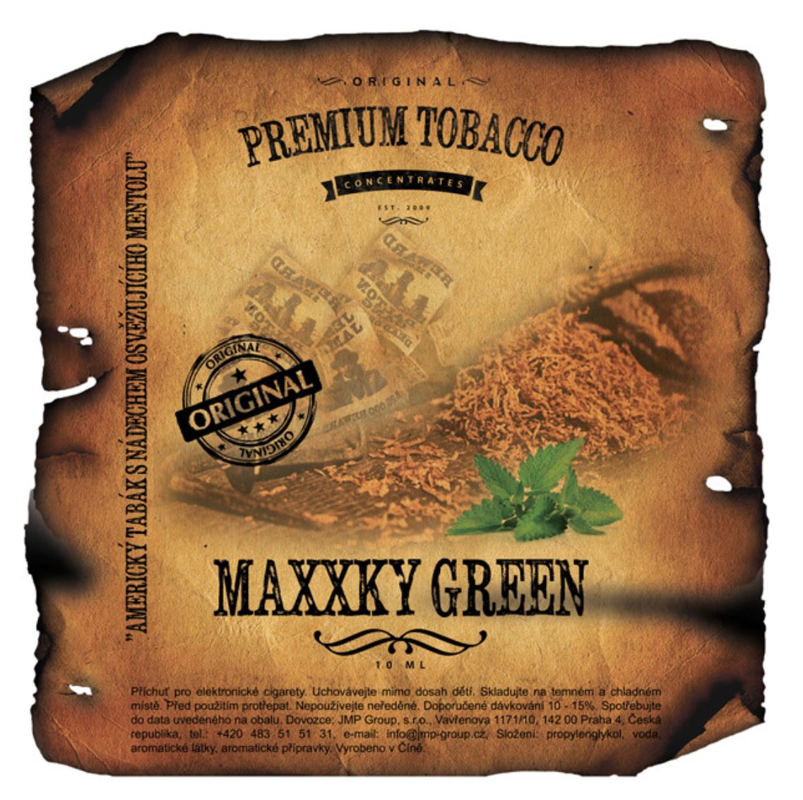 Premium Tobacco MaXXky Green 10 ml