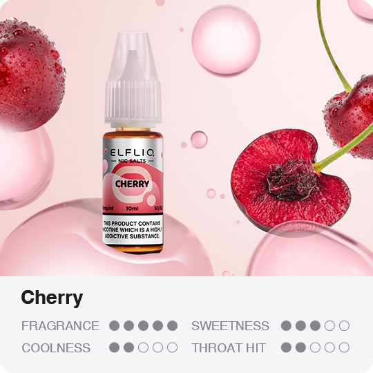 ELFLIQ Nic SALT Cherry 10 ml 10 mg