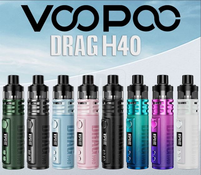VOOPOO DRAG H40 grip 1500 mAh Full Kit Black