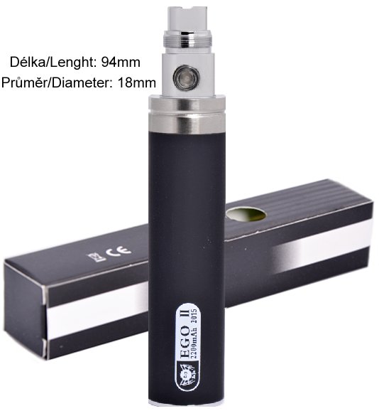 BuiBui GS eGo II baterie 2200mAh Black - Černá