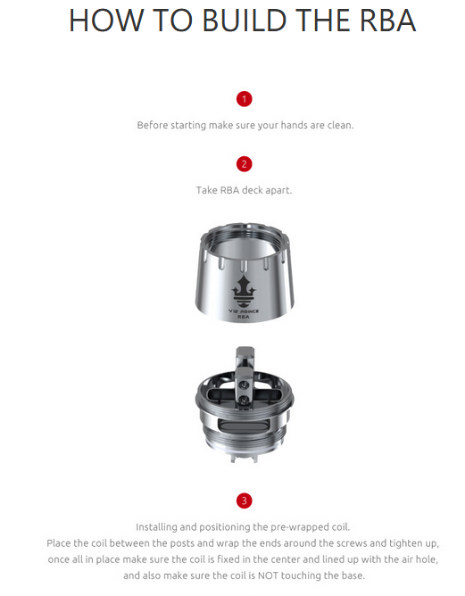 Smoktech TFV12 Prince V12 Prince - RBA žhavicí hlava 0,25ohm