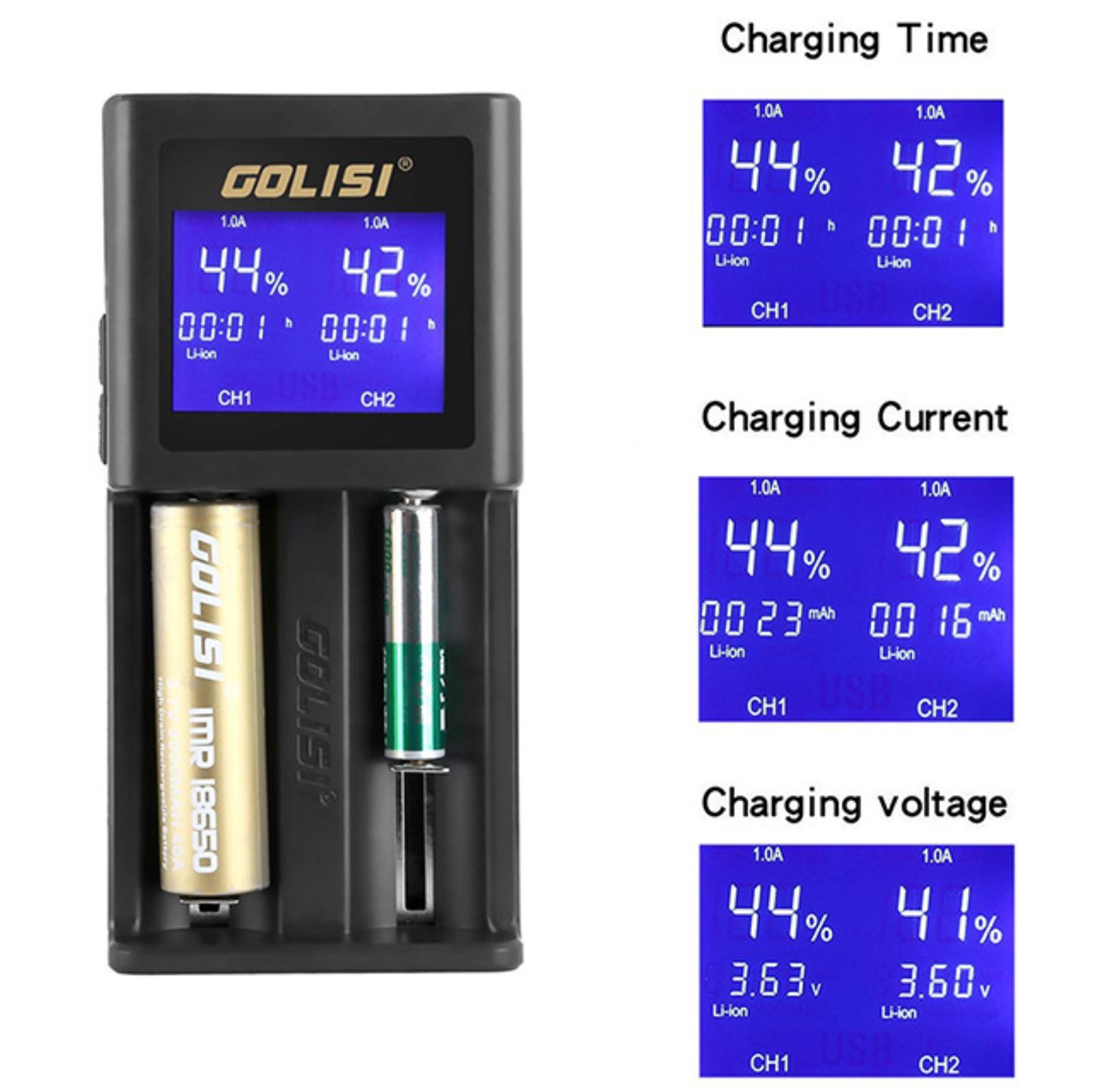 Golisi S2 nabíječka pro monočlánky