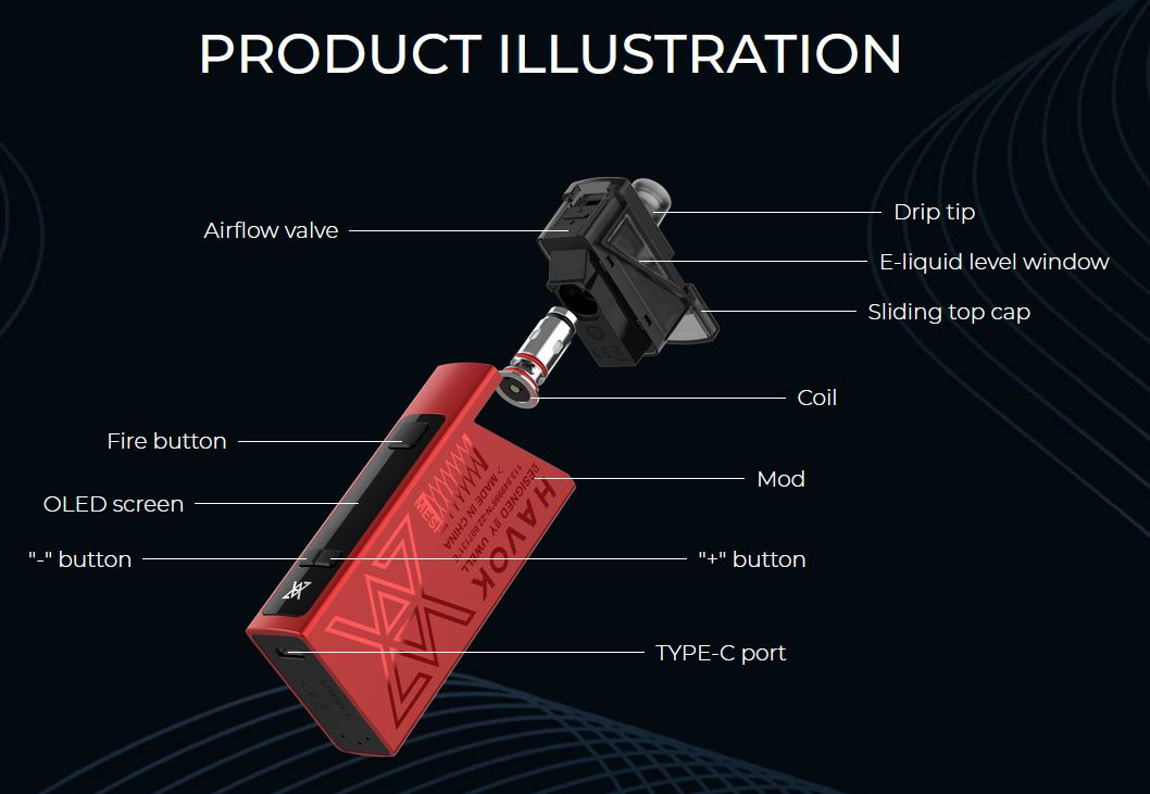 Uwell HAVOK V1 UN2 Meshed-H žhavicí hlava 0,25ohm