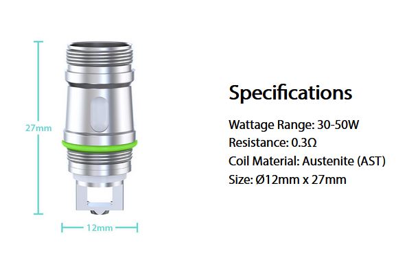 iSmoka-Eleaf EC-A žhavící hlava 0,3ohm