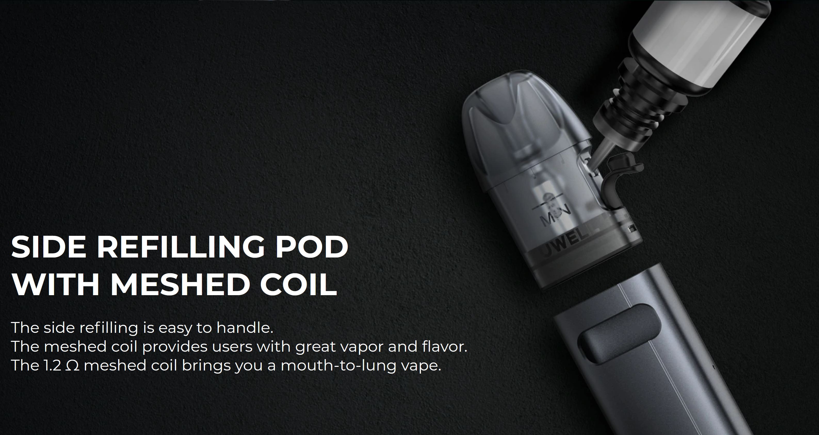 Uwell Caliburn A2 cartridge UN2 Meshed-H 2ml 1,2ohm