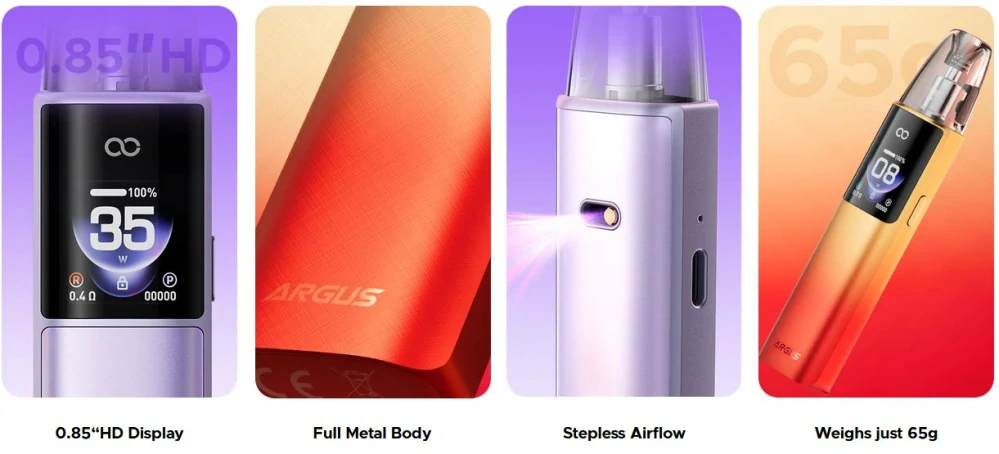 VOOPOO Argus G4 Pod 1650 mAh Silver