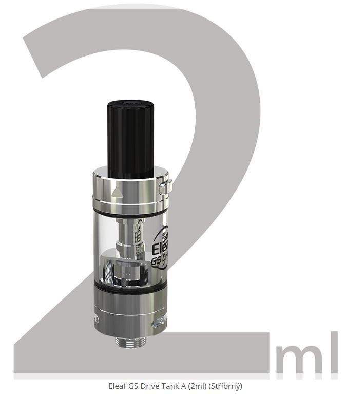 Ismoka-Eleaf Clearomizér GS Drive Tank A Stříbrná 2ml