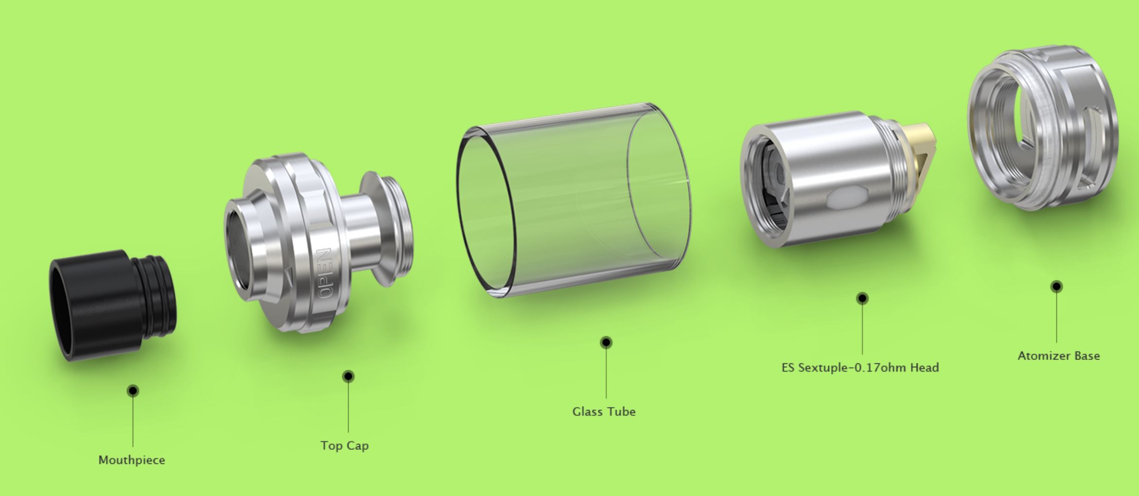 iSmoka-Eleaf Melo 300 clearomizer 6,5ml Silver