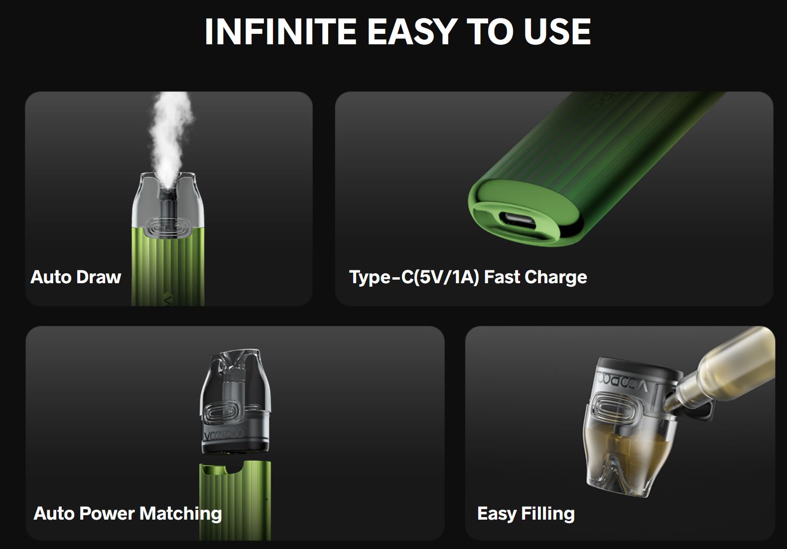 VOOPOO VMATE V2 cartridge 2ml 0,7ohm 2ks