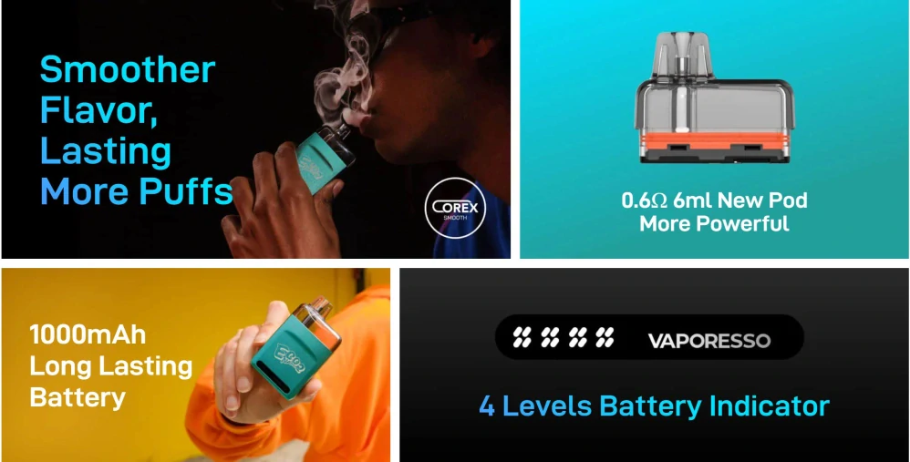 Vaporesso ECO Nano 2 Pod 1000 mAh Pristine White 1 ks