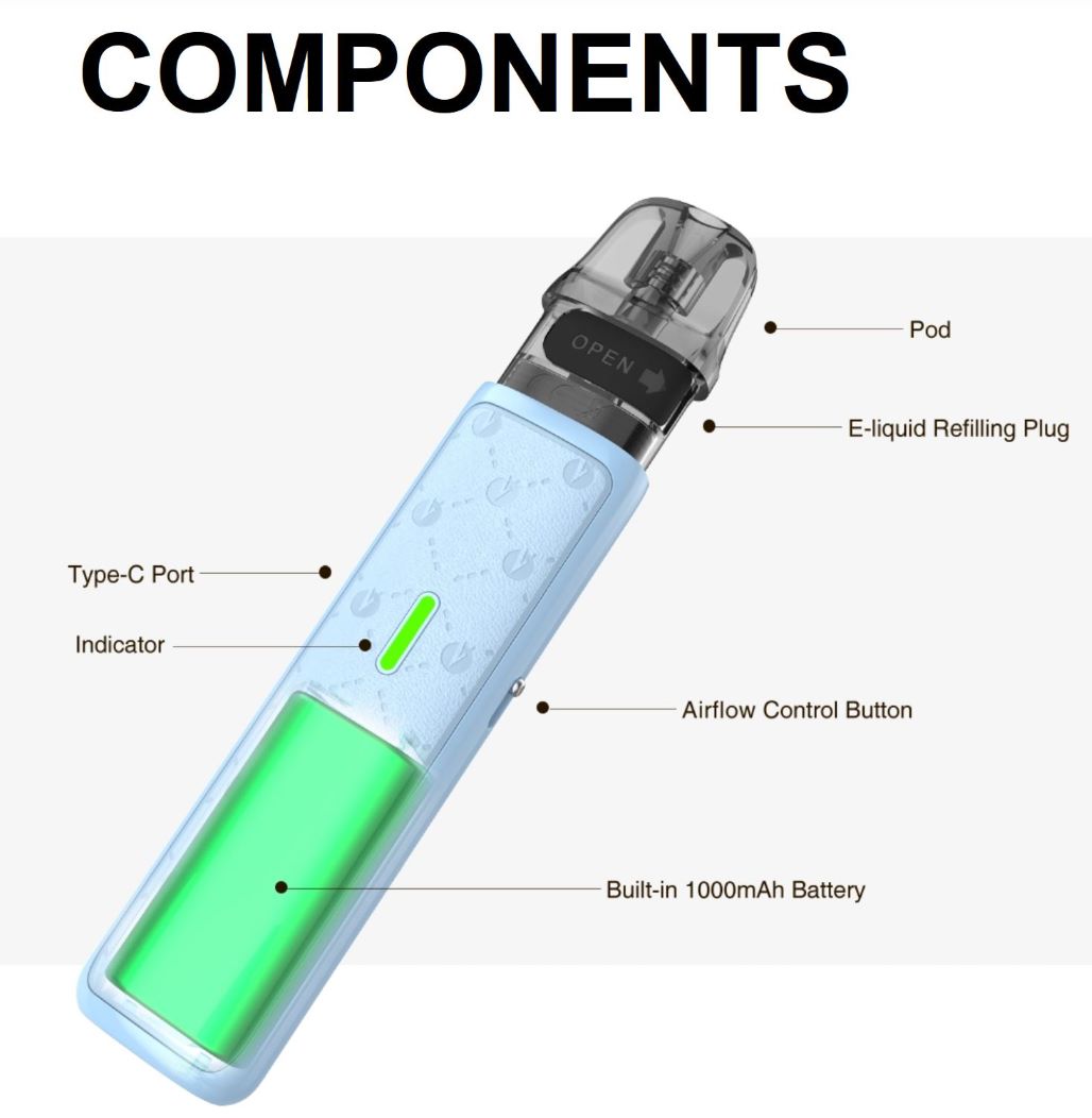 Lost Vape Ursa Nano S 2 Pod 1000 mAh Pink Dauphine 1 ks