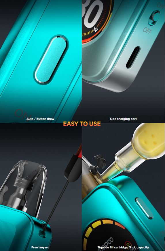 VOOPOO Argus A Pod 1100 mAh Azor Blue 1 ks