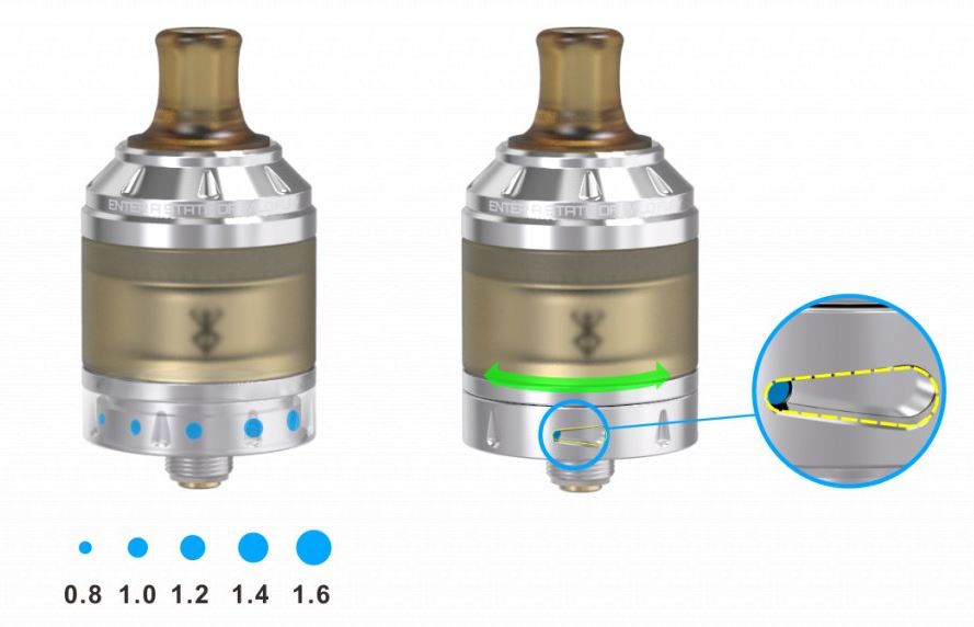 Vandy Vape Berserker MTL RTA atomizér stříbrný